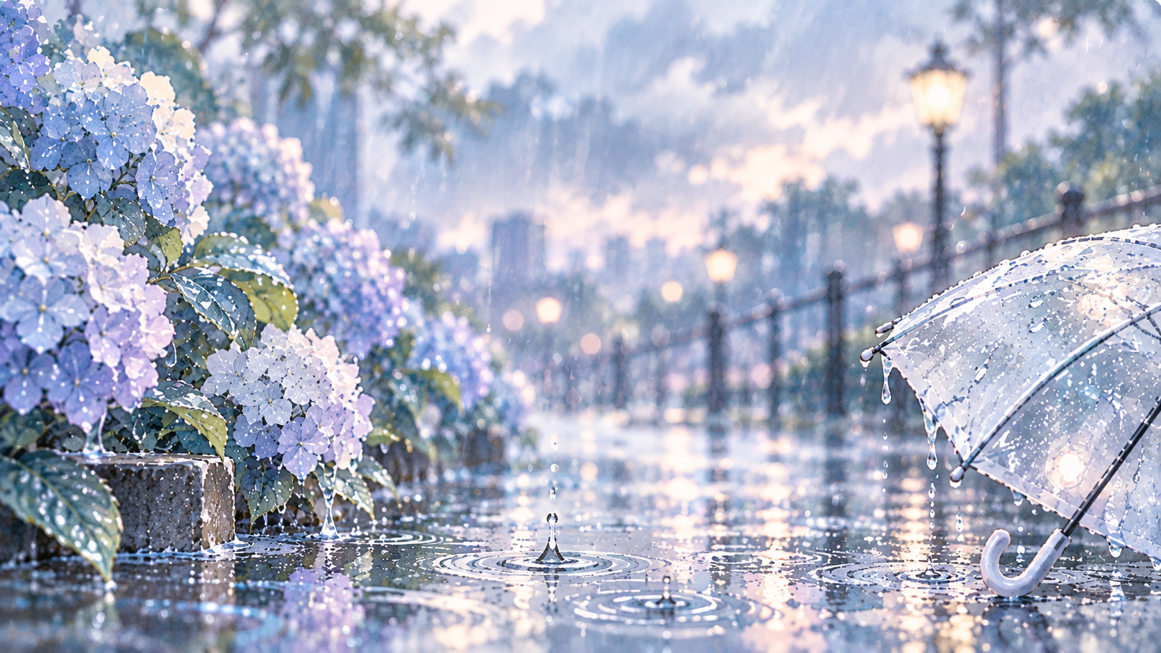 雨のイメージカラー